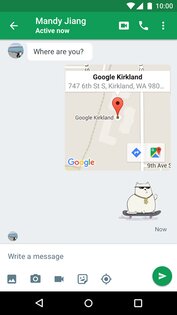 Hangouts 41.0. Скриншот 4