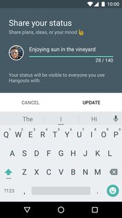 Hangouts 41.0. Скриншот 6