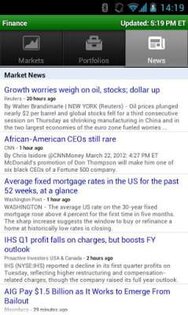 Google Finance 2.2.7. Скриншот 2