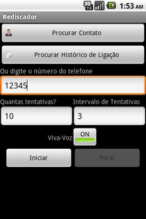 Rediscador (Автодозвон) 3.0. Скриншот 1