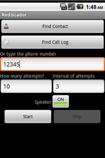 Rediscador (Автодозвон) 3.0. Скриншот 3