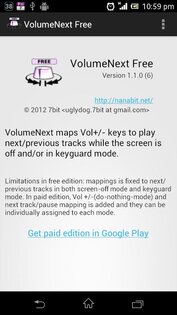 VolumeNext 1.1.0. Скриншот 1