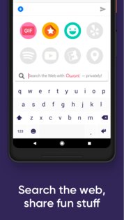 Fleksy Keyboard 10.2.7. Скриншот 2