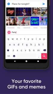 Fleksy Keyboard 10.2.7. Скриншот 3