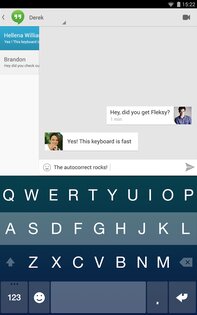 Fleksy Keyboard 10.2.7. Скриншот 13