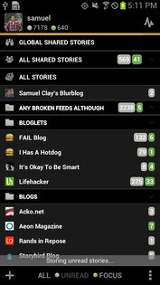 NewsBlur 13.11.2. Скриншот 2