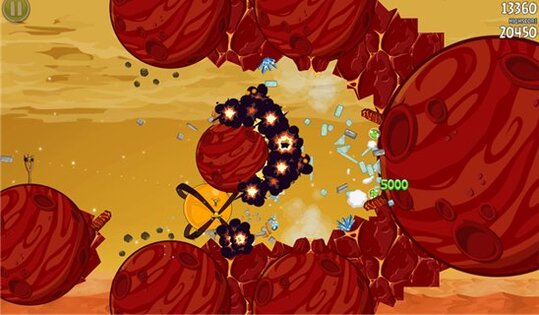 Angry Birds Space. Скриншот 2