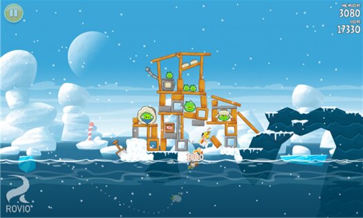 Angry Birds Seasons. Скриншот 3