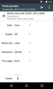 Виртуальный принтер Google 1.47. Скриншот 5