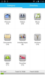 File Manager Borqs 0.5.36.1762. Скриншот 2