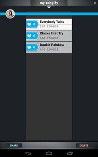Songify 1.0.9. Скриншот 2