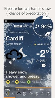 BBC Weather 5.7.0. Скриншот 4