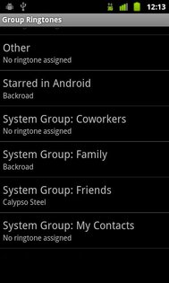 Group Ringtones 2.2. Скриншот 1