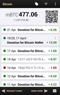 Bitcoin Wallet 10.26. Скриншот 1