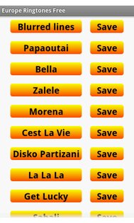 Европейские Рингтоны Бесплатно 1.0. Скриншот 1