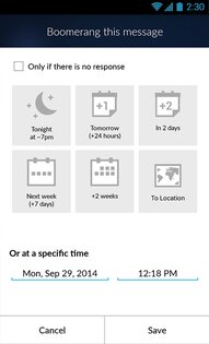 Boomerang Mail 0.17.003. Скриншот 15