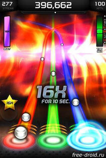 Tap Tap Revenger 4 4.3.4 (Dubstep Pack,Metallica Pack,Guitar Hero Pack). Скриншот 3