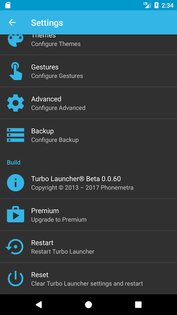 Turbo Launcher 0.0.92. Скриншот 8