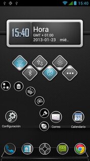 Next Launcher Theme Carbon HD 3.0. Скриншот 2
