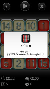 Fifteen 1.1. Скриншот 3