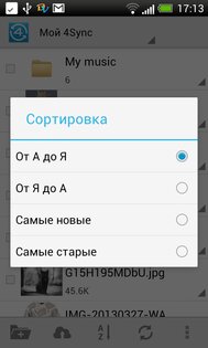 4Sync 4.41.0. Скриншот 7