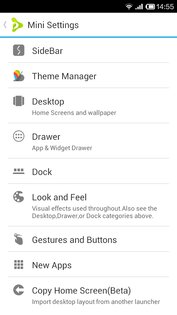 Mini Launcher 2.05. Скриншот 7