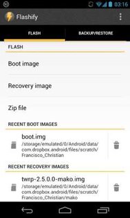 Flashify 1.9.2. Скриншот 1