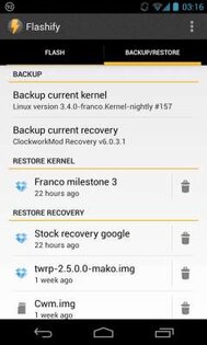 Flashify 1.9.2. Скриншот 2