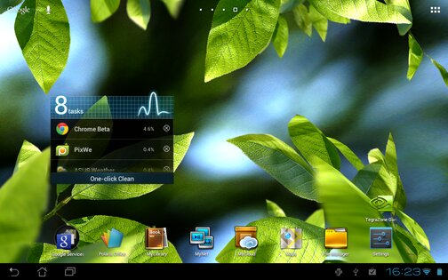 Fresh Leaves Live Wallpaper 1.8. Скриншот 9