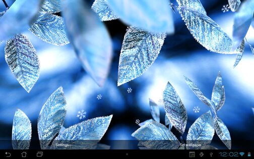 Fresh Leaves Live Wallpaper 1.8. Скриншот 21