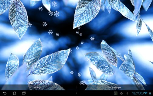 Fresh Leaves Live Wallpaper 1.8. Скриншот 22