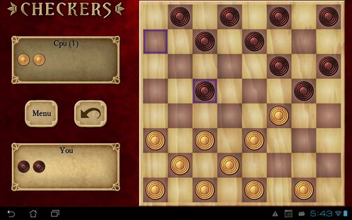 Checkers Free 2.71. Скриншот 2