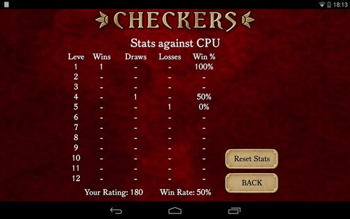 Checkers Free 2.71. Скриншот 8