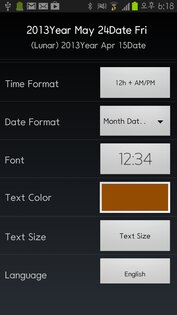 SimpleDigitalClock 3.6.13. Скриншот 2