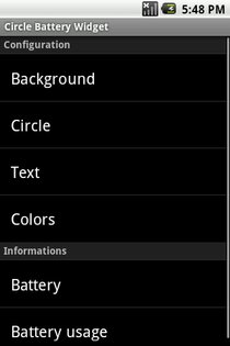 Circle Battery Widget 1.0.2. Скриншот 6