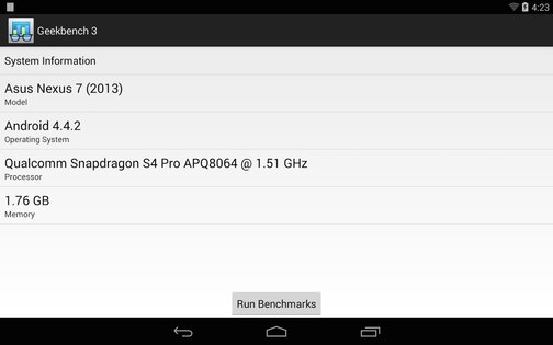 Geekbench 4 4.4.2. Скриншот 9