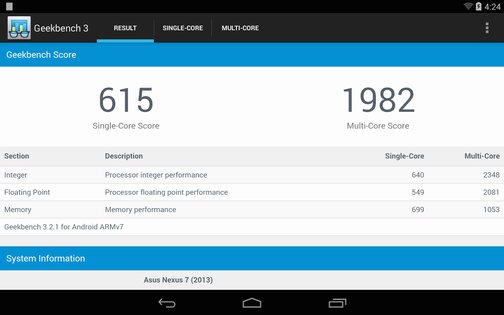 Geekbench 4 4.4.2. Скриншот 11