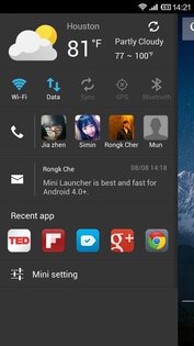 Mini Sidebar 1.31. Скриншот 1
