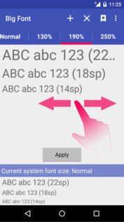 Big Font 4.00. Скриншот 2