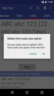 Big Font 4.00. Скриншот 5