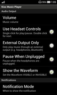 Kiss Music Player 1.0.16. Скриншот 1