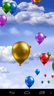Balloons Live Wallpaper 3.2. Скриншот 1
