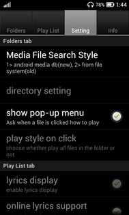 MyMusicOn Music Player 0.6.4.3. Скриншот 5