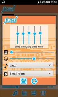 Shake music player 1.04. Скриншот 4