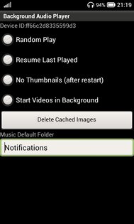 Background Audio Player 1.1.1. Скриншот 2