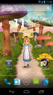 Alice in Wonderland HD живые обои 2.4.0. Скриншот 2