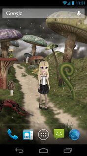 Alice in Wonderland HD живые обои 2.4.0. Скриншот 8