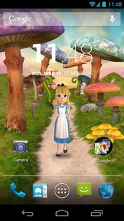 Alice in Wonderland HD живые обои 2.4.0. Скриншот 18