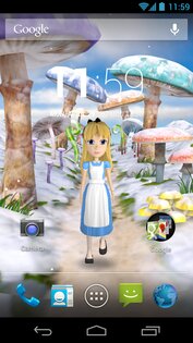 Alice in Wonderland HD живые обои 2.4.0. Скриншот 19
