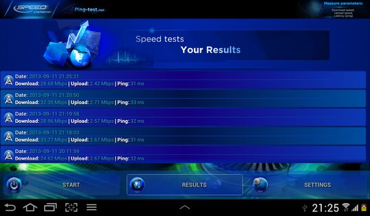 Internet Speed Test 4.3.8.0. Скриншот 7